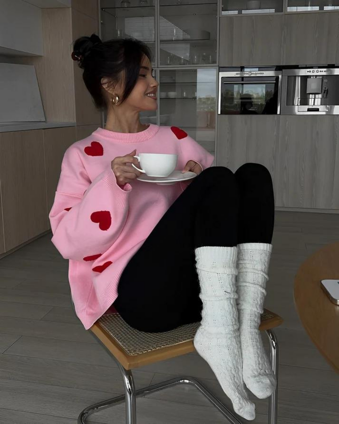LOVE TO THE MOON Comfy Sweater – Cotton, Oversized Fit, and Timeless Design