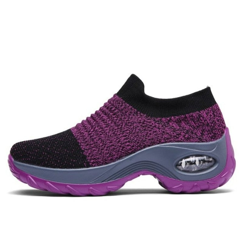 Breathable No-Tie Stretch Shoes – Ultimate Comfort, Effortless Style