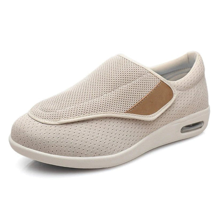 Chloe Stretch No-Tie Wide Shoes with Adjustable Closure
