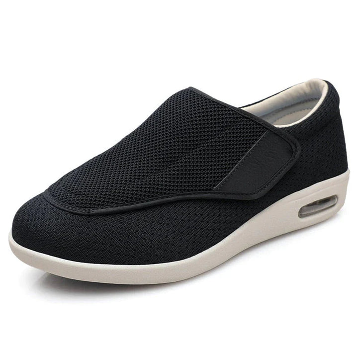 Chloe Stretch No-Tie Wide Shoes with Adjustable Closure