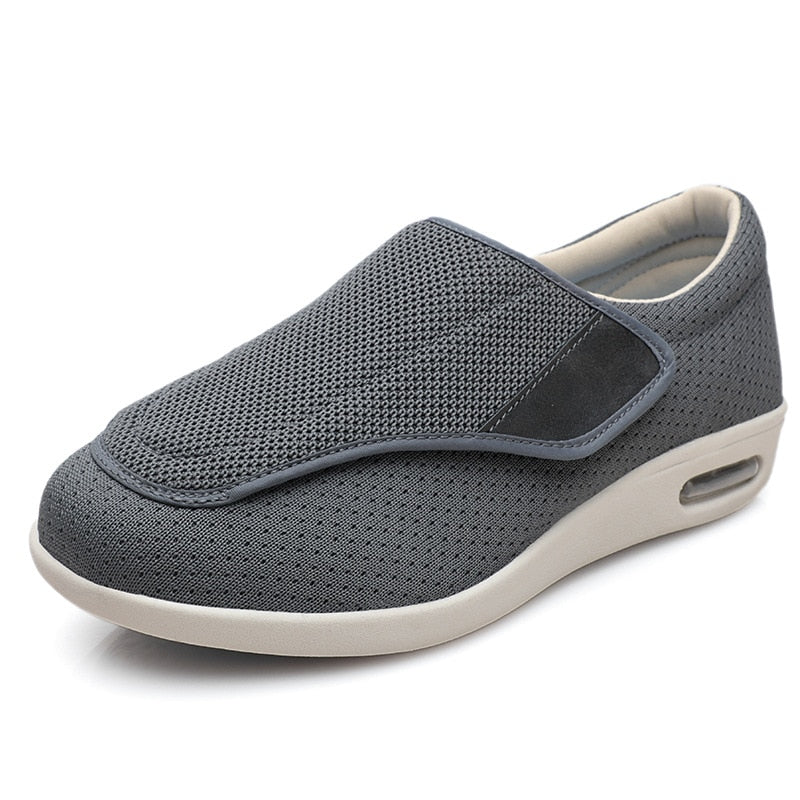 Chloe Stretch No-Tie Wide Shoes with Adjustable Closure