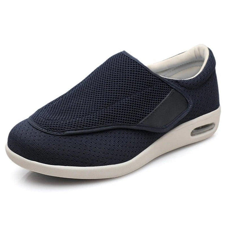 Chloe Stretch No-Tie Wide Shoes with Adjustable Closure