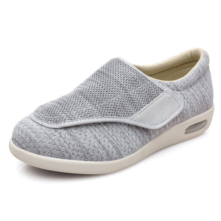 Chloe Stretch No-Tie Wide Shoes with Adjustable Closure