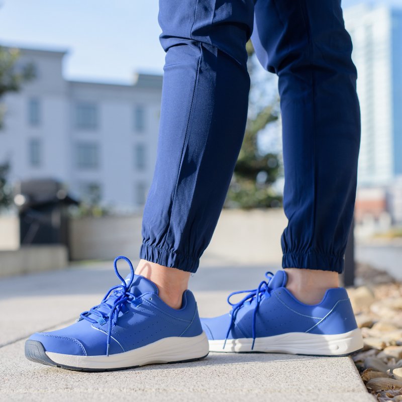 Stride Cushion Work Shoes for Comfort & Pain-Free | Non-Slip, Easy to Clean, Fluid-Resistant