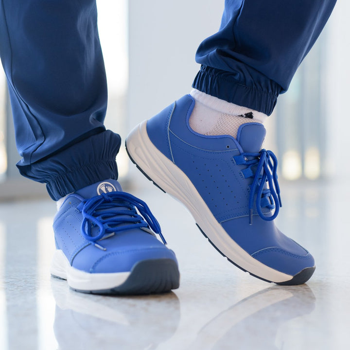 Stride Cushion Work Shoes for Comfort & Pain-Free | Non-Slip, Easy to Clean, Fluid-Resistant