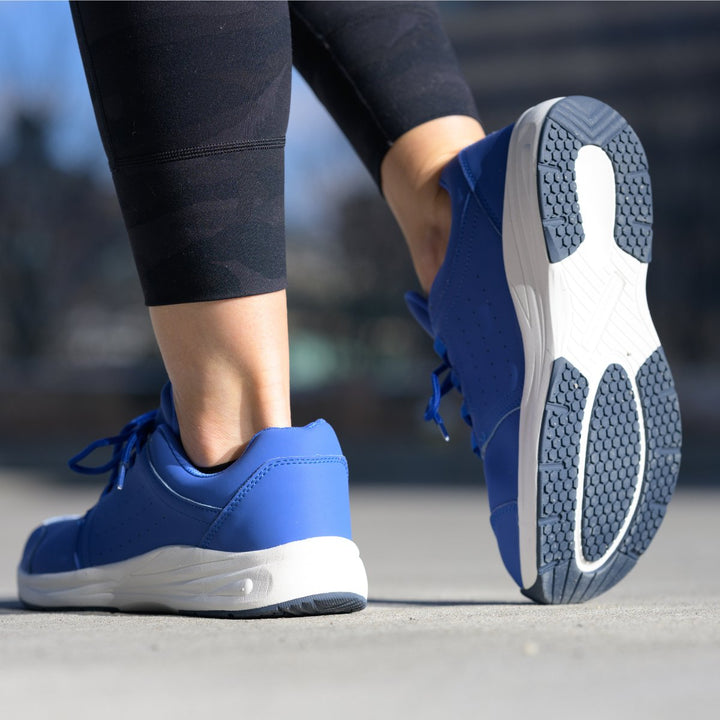 Stride Cushion Work Shoes for Comfort & Pain-Free | Non-Slip, Easy to Clean, Fluid-Resistant