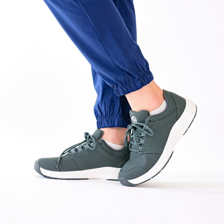 Stride Cushion Work Shoes for Comfort & Pain-Free | Non-Slip, Easy to Clean, Fluid-Resistant