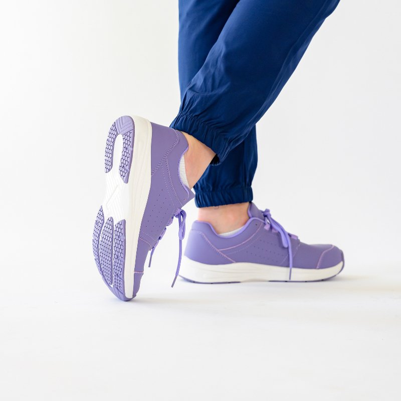 Stride Cushion Work Shoes for Comfort & Pain-Free | Non-Slip, Easy to Clean, Fluid-Resistant