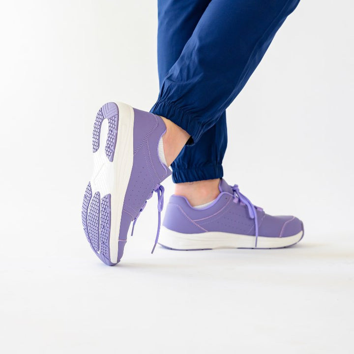 Stride Cushion Work Shoes for Comfort & Pain-Free | Non-Slip, Easy to Clean, Fluid-Resistant