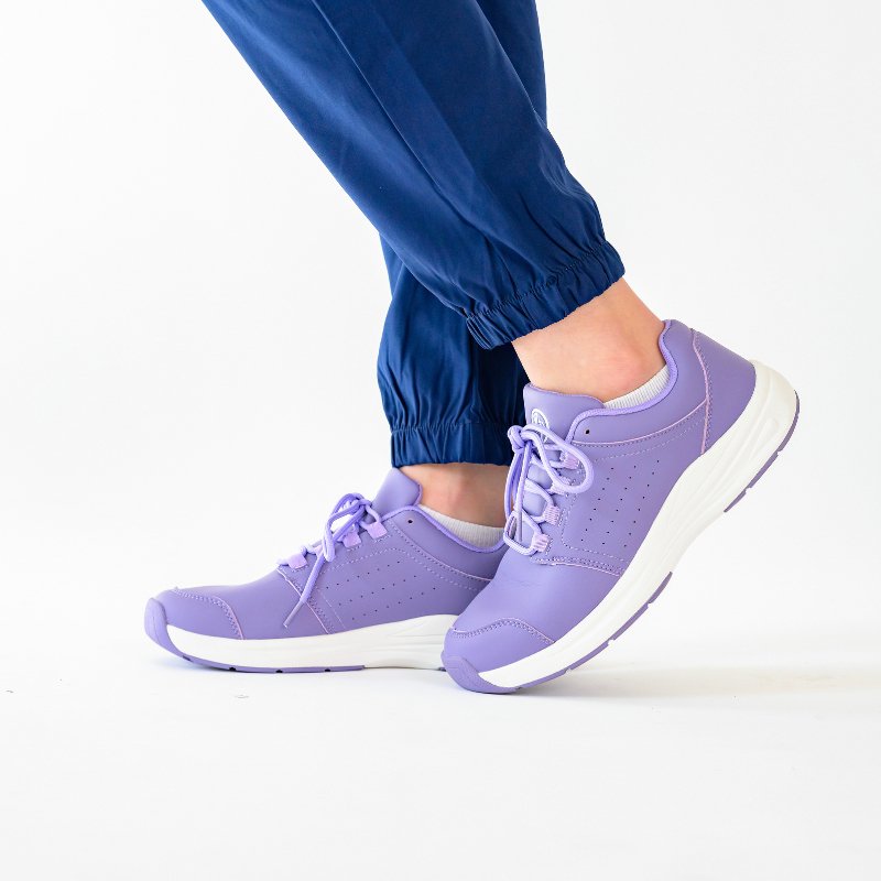 Stride Cushion Work Shoes for Comfort & Pain-Free | Non-Slip, Easy to Clean, Fluid-Resistant