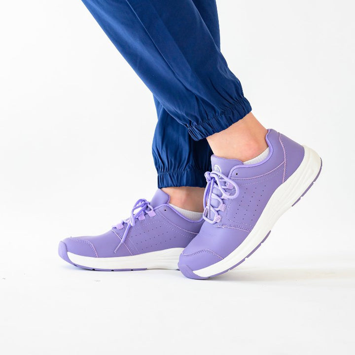 Stride Cushion Work Shoes for Comfort & Pain-Free | Non-Slip, Easy to Clean, Fluid-Resistant