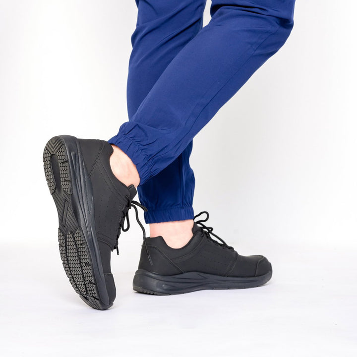 Stride Cushion Work Shoes for Comfort & Pain-Free | Non-Slip, Easy to Clean, Fluid-Resistant