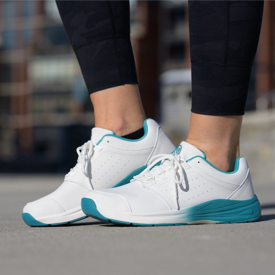Stride Cushion Work Shoes for Comfort & Pain-Free | Non-Slip, Easy to Clean, Fluid-Resistant