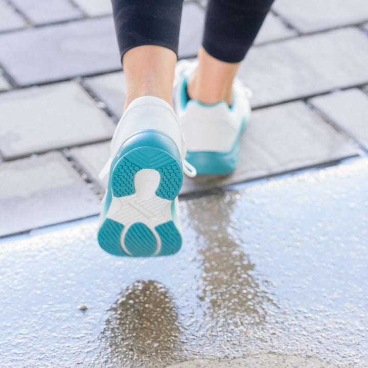 Stride Cushion Work Shoes for Comfort & Pain-Free | Non-Slip, Easy to Clean, Fluid-Resistant