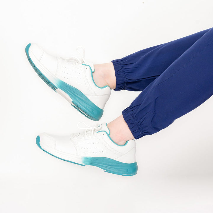 Stride Cushion Work Shoes for Comfort & Pain-Free | Non-Slip, Easy to Clean, Fluid-Resistant