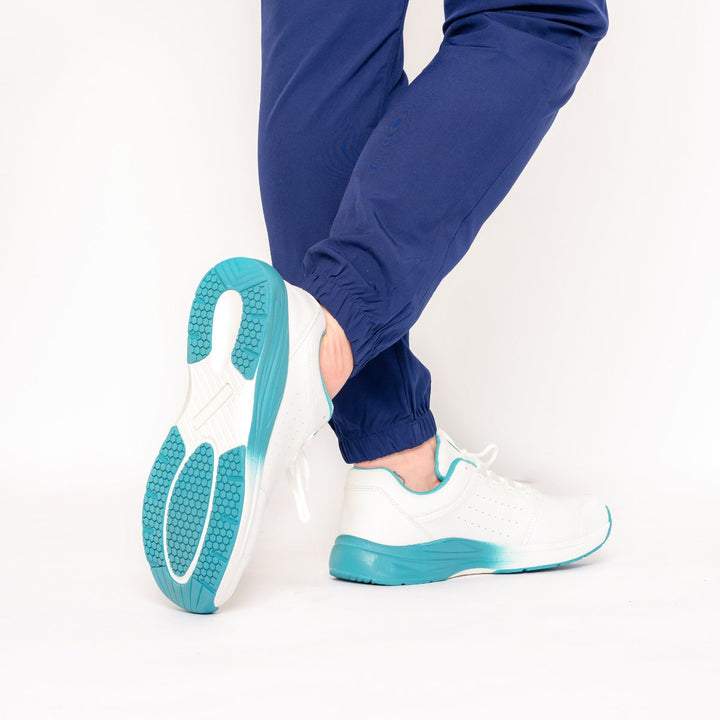 Stride Cushion Work Shoes for Comfort & Pain-Free | Non-Slip, Easy to Clean, Fluid-Resistant