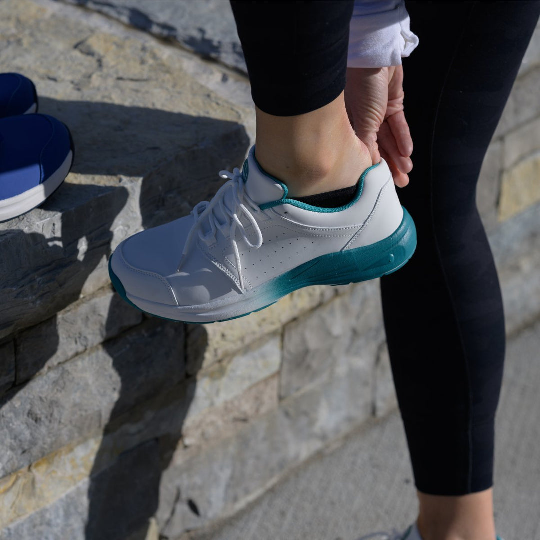 Stride Cushion Work Shoes for Comfort & Pain-Free | Non-Slip, Easy to Clean, Fluid-Resistant