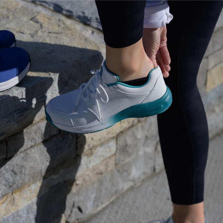Stride Cushion Work Shoes for Comfort & Pain-Free | Non-Slip, Easy to Clean, Fluid-Resistant