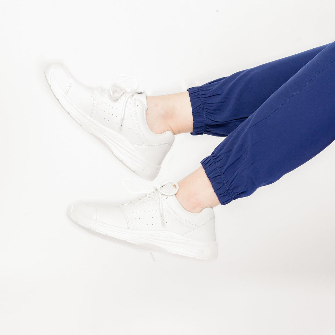 Stride Cushion Work Shoes for Comfort & Pain-Free | Non-Slip, Easy to Clean, Fluid-Resistant