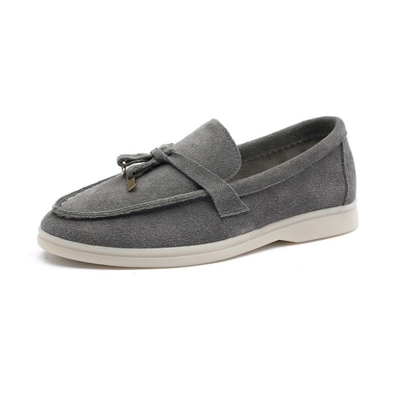 Suede Low-Cut Ortho Loafers – Everyday Elegance with Pain-Free Comfort